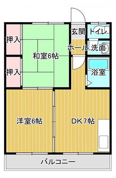 レジデンスQ’ｔｙ 10｜和歌山県御坊市湯川町富安(賃貸アパート2DK・1階・42.00㎡)の写真 その2