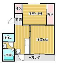 ヴィラナリー由良II 502 ｜ 和歌山県日高郡由良町大字吹井919-5（賃貸マンション2K・5階・33.08㎡） その2