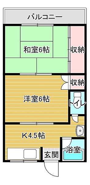 岩内マンション 12｜和歌山県御坊市岩内(賃貸アパート2K・2階・36.00㎡)の写真 その2
