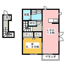 グリーンルーム湘南 1LDKの間取図画像