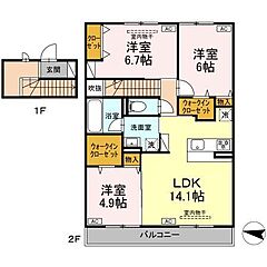 物件の間取り