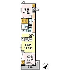 物件の間取り