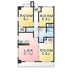 物件の間取り
