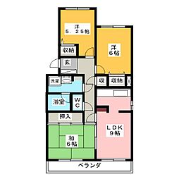 パークタウン21 3LDKの間取図画像