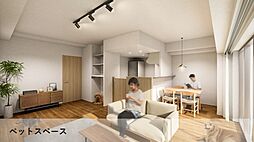 リーラ横浜川和町 9階2LDKのリビング/ダイニング