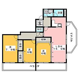 間取図画像 3LDK