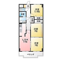 物件の間取り