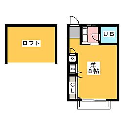 DSハウス ワンルームの間取図画像