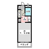 ウイングフィールズ1  ｜ 栃木県宇都宮市竹林町（賃貸マンション1K・4階・21.87㎡） その2