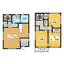 わくわく科学ランド前住宅  ｜ 栃木県宇都宮市西川田町（賃貸一戸建3LDK・2階・78.66㎡） その2