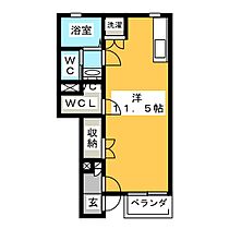 カーサ・アルスール  ｜ 栃木県宇都宮市岩曽町（賃貸アパート1R・1階・30.84㎡） その2