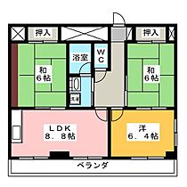 サングリートハイツ  ｜ 栃木県宇都宮市宿郷３丁目（賃貸マンション3LDK・8階・70.31㎡） その2