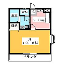 コーポ南木8  ｜ 栃木県宇都宮市上野町（賃貸マンション1K・2階・26.41㎡） その2