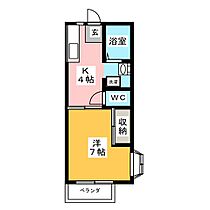 スリーゼヤナセIII  ｜ 栃木県宇都宮市東簗瀬１丁目（賃貸アパート1K・2階・27.54㎡） その2