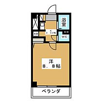 あさひレジデンス五番館  ｜ 栃木県宇都宮市岩曽町（賃貸マンション1K・3階・24.50㎡） その2