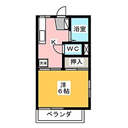 間取図画像 1K