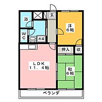 プログレス  ｜ 群馬県前橋市石倉町５丁目（賃貸マンション2LDK・2階・51.00㎡） その2