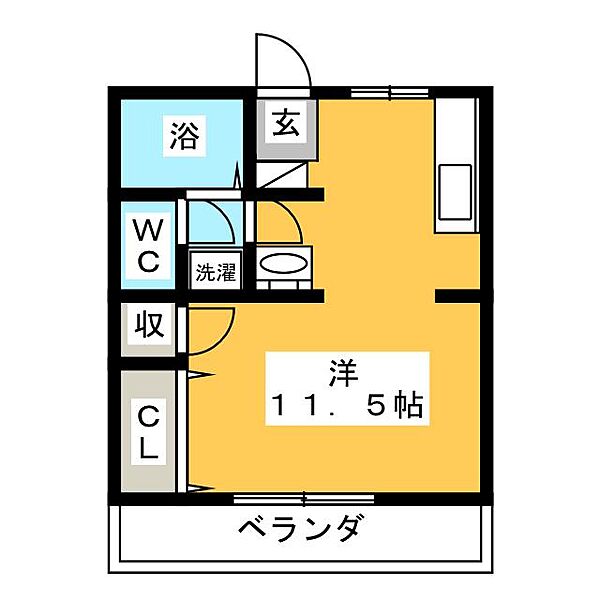 ラフォーレ前橋 ｜群馬県前橋市岩神町３丁目(賃貸マンション1R・1階・27.00㎡)の写真 その2