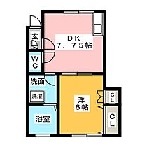 Ｂｏｔａｎｉｃ　ｇａｒｄｅｎ  ｜ 群馬県前橋市茂木町（賃貸アパート1DK・1階・33.63㎡） その2