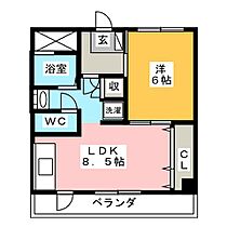 サンハイツ橋本  ｜ 群馬県前橋市南町３丁目（賃貸マンション1LDK・4階・37.82㎡） その2