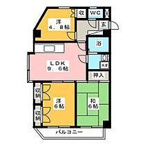 リバーサイドハイツ  ｜ 群馬県前橋市岩神町４丁目（賃貸マンション3LDK・3階・57.11㎡） その2