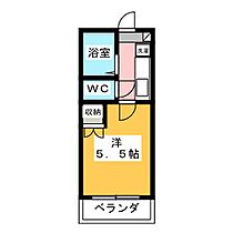 エスポワール上並榎  ｜ 群馬県高崎市上並榎町（賃貸アパート1K・2階・17.00㎡） その2