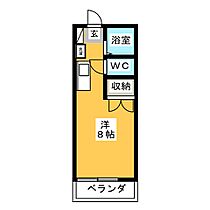 パーソンズ  ｜ 群馬県高崎市筑縄町（賃貸アパート1R・2階・22.50㎡） その2