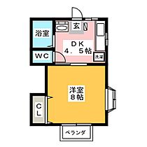 ミユキハイツI  ｜ 群馬県高崎市綿貫町（賃貸アパート1DK・1階・26.73㎡） その2