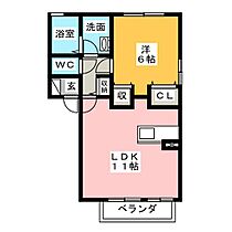 リュエルＡ  ｜ 群馬県高崎市貝沢町（賃貸アパート1LDK・1階・42.11㎡） その2