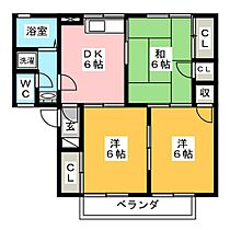 グレイスエステートＢ  ｜ 群馬県高崎市上中居町（賃貸アパート3DK・1階・53.59㎡） その2