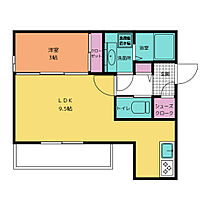 D-ROOM岩押町  ｜ 群馬県高崎市岩押町（賃貸アパート1LDK・1階・32.87㎡） その2