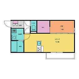 🉐敷金礼金0円！🉐Ｄ−ＲＯＯＭ大橋町