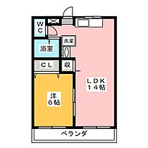 サン・ヒルズＢ  ｜ 群馬県伊勢崎市南千木町（賃貸マンション1LDK・2階・39.00㎡） その2