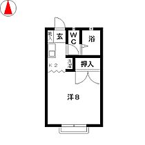 ヒルズ13Ａ  ｜ 群馬県伊勢崎市連取町（賃貸アパート1K・1階・23.00㎡） その2