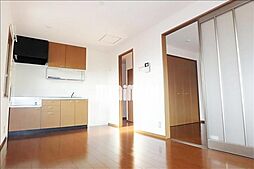 プランドールＢ 2階2DKのリビング/ダイニング