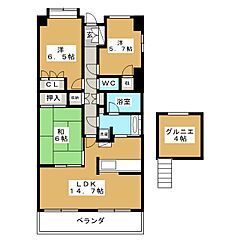 物件の間取り