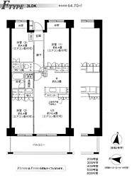 リバーサイド長島 3LDKの間取図画像