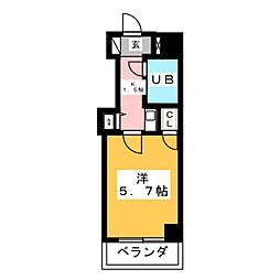 間取図画像 1K