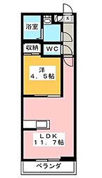 GranMerveille 1LDKの間取図画像