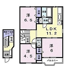 ミレニアム・T 3LDKの間取図画像