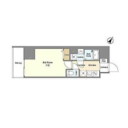 KDXRESIDENCEMachidaNorth 1Kの間取図画像