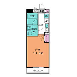 カーサ・ドマーニ 1Kの間取図画像