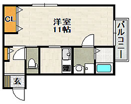 フィエルテ宝塚 203 ｜ 兵庫県宝塚市向月町（賃貸アパート1K・2階・34.76㎡） その2