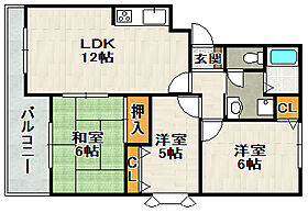 ヴィラパーク 101 ｜ 兵庫県伊丹市荒牧5丁目（賃貸アパート3LDK・1階・65.44㎡） その2