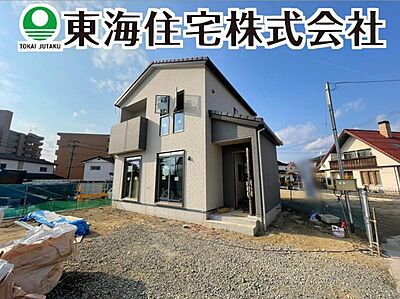 外観：小原田小・中エリア！光熱費を抑えるオール電化住宅の限定1棟、登場しました。（1月23日撮影写真）