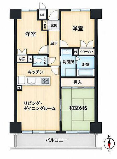 3LDK ご夫婦や単身の方にもおすすめです!