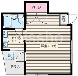白鷺ハイツ 1階/101