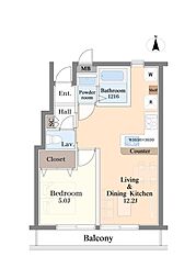 間取図画像 1LDK