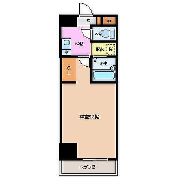 will Do 四日市白須賀 207｜三重県四日市市白須賀1丁目(賃貸マンション1K・2階・27.09㎡)の写真 その2