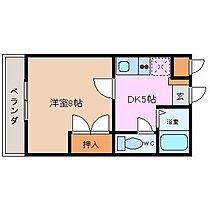 プルーリオン98 202 ｜ 三重県四日市市西浦2丁目3-12（賃貸マンション1DK・2階・23.10㎡） その2